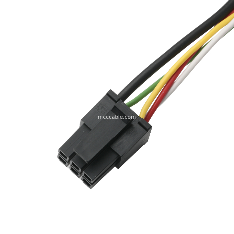 LVDS CABLE HSG 43025-0600 Picth 3.0mm MX do HSG 43025-0200 i RV1.25-4 złącza OEM/ODM długość kabla