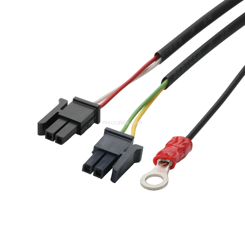 LVDS CABLE HSG 43025-0600 Picth 3.0mm MX do HSG 43025-0200 i RV1.25-4 złącza OEM/ODM długość kabla