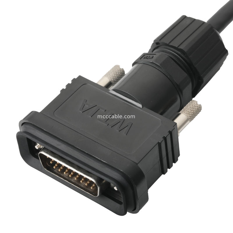 RoHS LVDS Kabel HDB-26BMMA-SL7001 Mężczyzna Do HDB-26BFFA-SL7001 Kobieta Długość Dostosować OEM / ODM