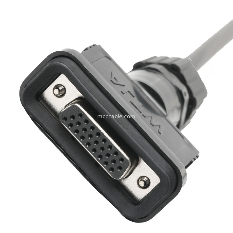 RoHS LVDS Kabel HDB-26BMMA-SL7001 Mężczyzna Do HDB-26BFFA-SL7001 Kobieta Długość Dostosować OEM / ODM