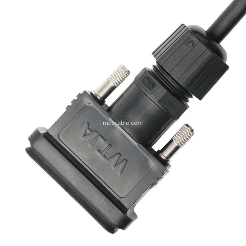 RoHS LVDS Kabel HDB-26BMMA-SL7001 Mężczyzna Do HDB-26BFFA-SL7001 Kobieta Długość Dostosować OEM / ODM