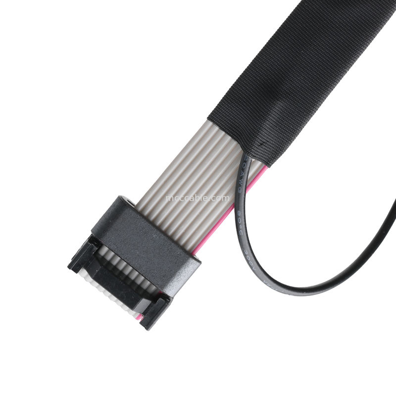 IDC FC-10P i TER M4 rozpiętość 1,27 mm Połącznik kablu naziemnego z przewodem obrotowym UL2651 28AWG kabel OEM / ODM