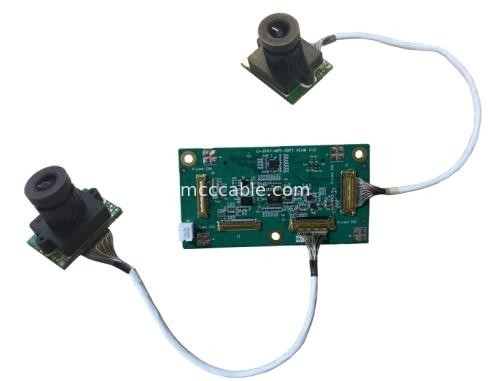 Micro Coax LI-JXAV-MIPI-ADPT-4CAM płyta kamery i łącznik kamery projektowej FAW-1233-02 kabel OEM/ODM
