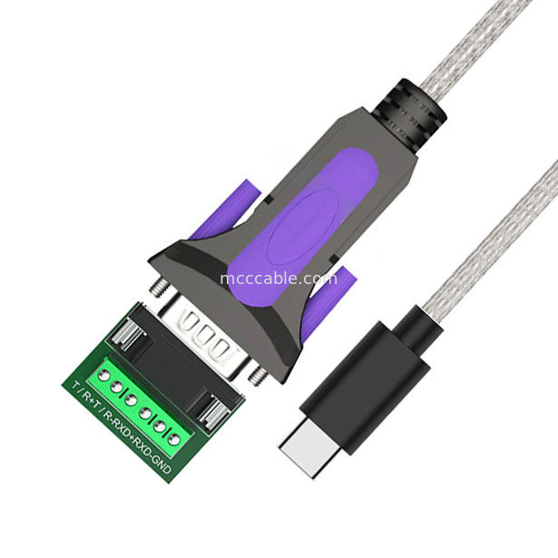 Kabel indywidualny klasy przemysłowej dla TYPU-C do RS485-DB9/RS422-DB9 CONN Connector B DB9 Male