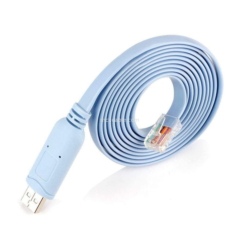 Industrial Custom Harness Connector USB do RJ45 do 8P8C Krystal Head do RS232 Serial Port Switch Control Cable