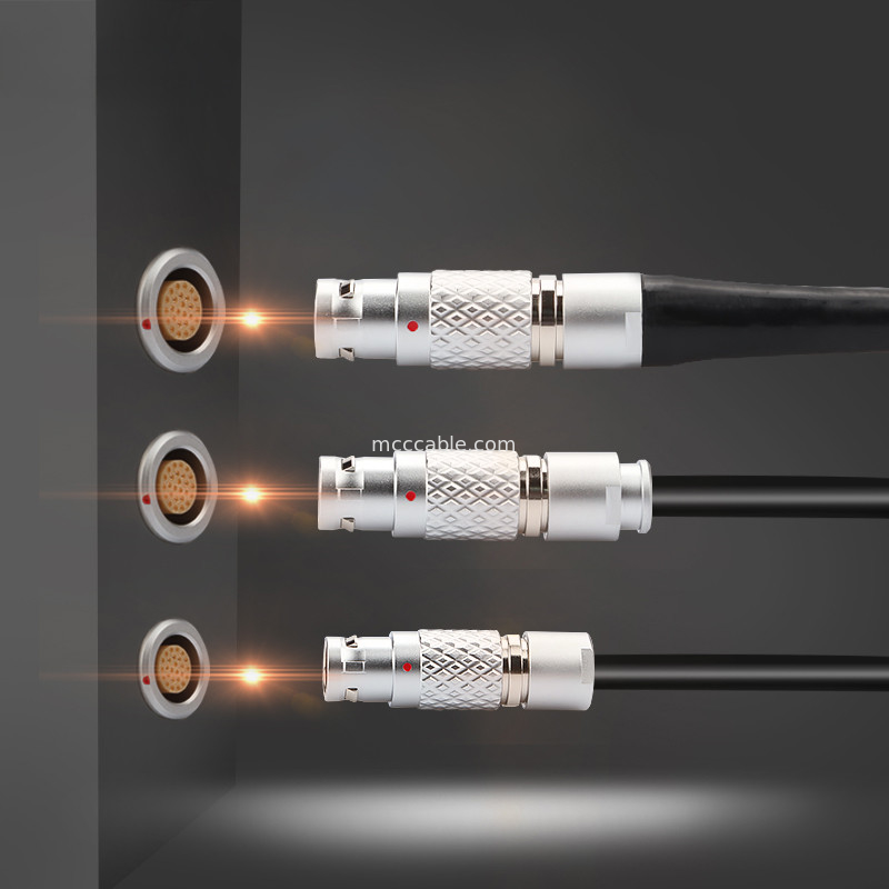 Złącze samoblokujące typu push-pull LEB serii FGG.1B 7Pin Male Plug Aviation Industrial Circular Connector