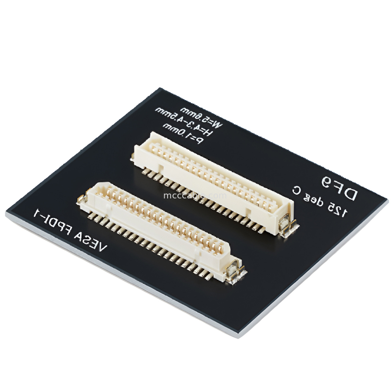 DF9 41P Przemysłowy przewód medyczny  DF9 41 Pin Screen Display Cable Female Hot Press Flat Connect