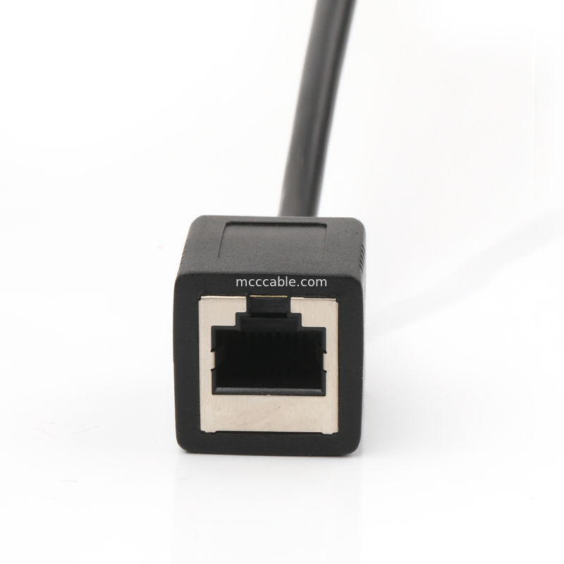 Przemysłowe adaptery kablowe na zamówienie USB-A RJ422 do RS232 Port sieciowy Kabel debugowy inżynierii sieciowej