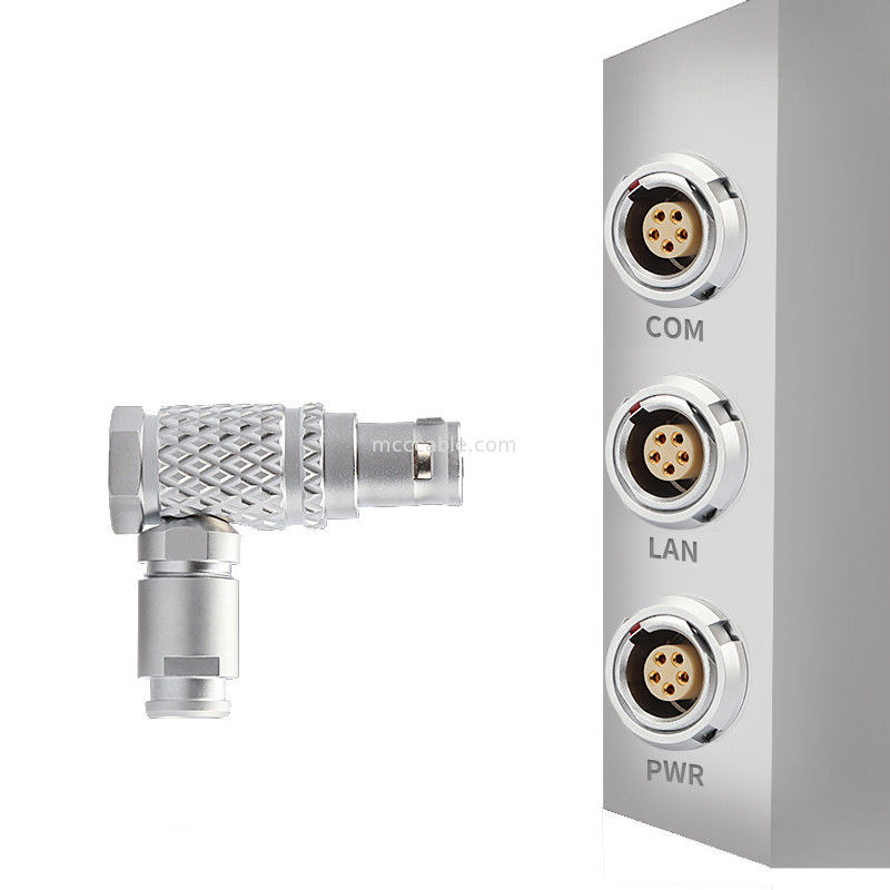 90° kąt wtyczki T3 5Pin serii B okrągły łącznik samoblokujący się do sterowania przemysłowego