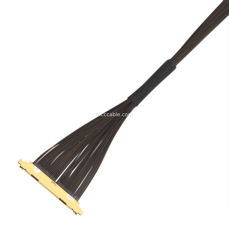 40P UL11130 46AWG Mikrokosacyjny kablówka 20531-040t-02 IDC Forming OEM/ODM