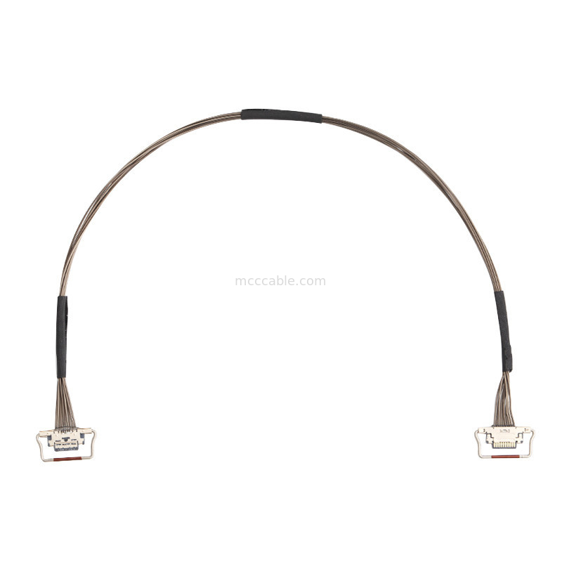 10-pinowy kabel koncentryczny micro 0.4mm Pitch 20633-310T-01S Lvds do kamery termowizyjnej