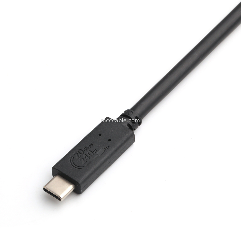 Kable USB4 8K 240W 20Gbps Kable USB4 klasy przemysłowej ultra wysoka prędkość transmisji super szybkie ładowanie