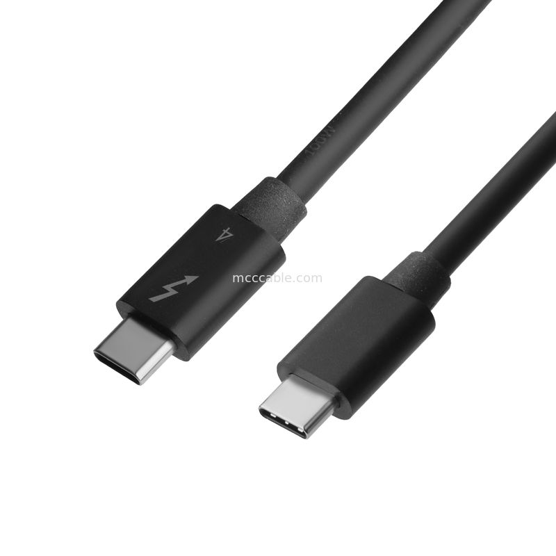 Thunderbolt 4 Custom Cable Ultra szybkie ładowanie Przesyłanie danych błyskawiczne Miękkie i trwałe dla bezproblemowego doświadczenia