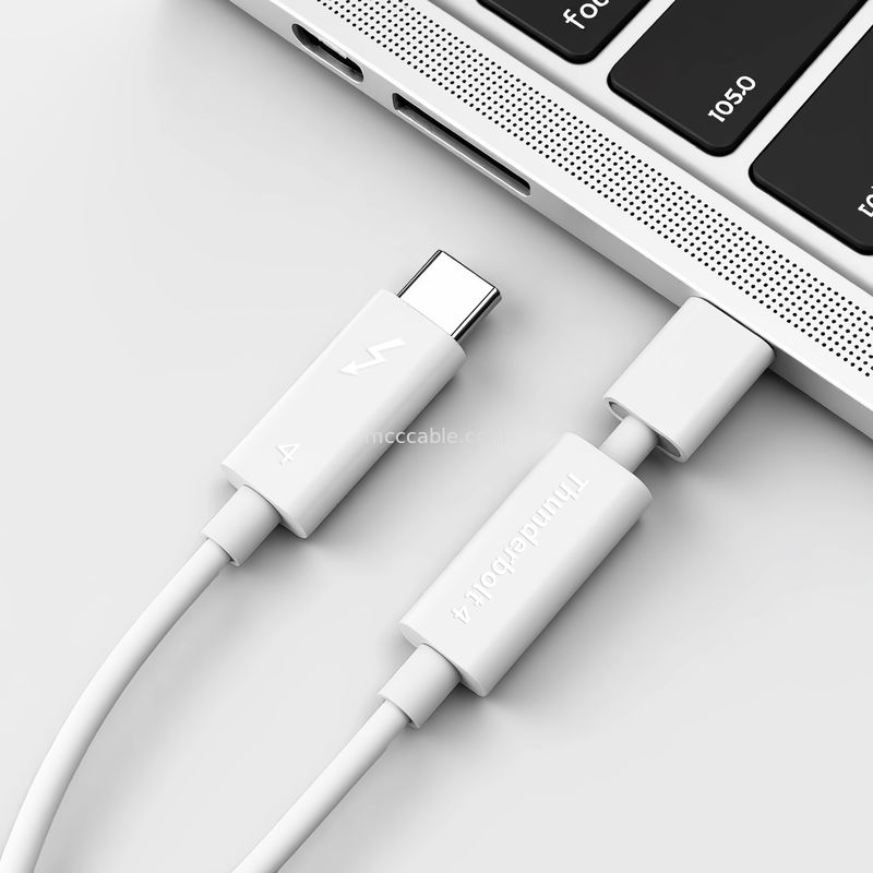 Thunderbolt 4 prędkości 40 Gbps, obsługuje podwójny wyświetlacz 4K lub pojedynczy 8K