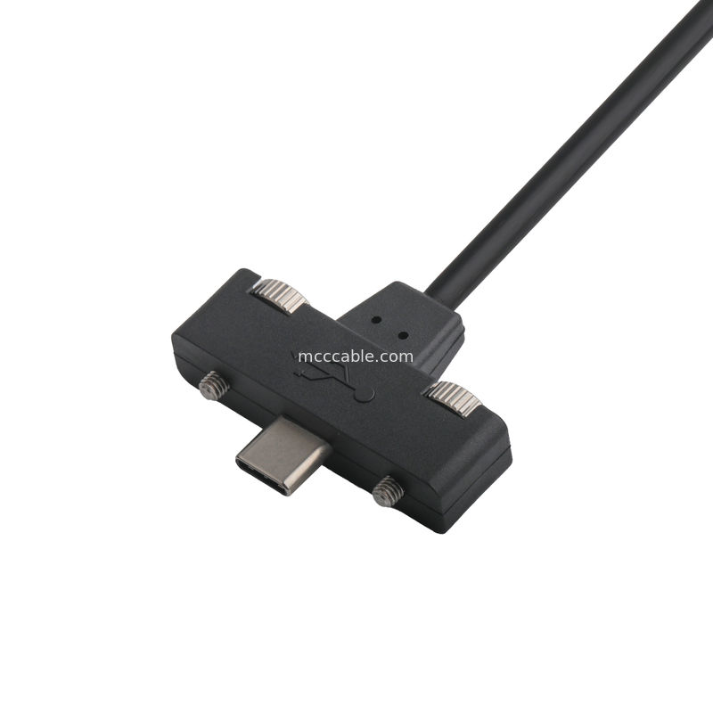 Kabel USB C do USB C, prędkość przesyłania 40 Gbps, ładowanie 100W PD, osłonięte