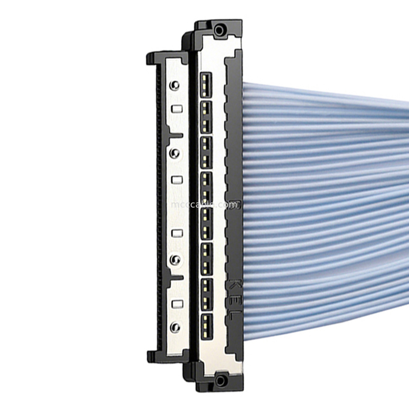 Gotowy na przyszłość mikro kabel koncentryczny USL20-30SS-015B złącze 0,4 mm do kamer AI Edge Computing