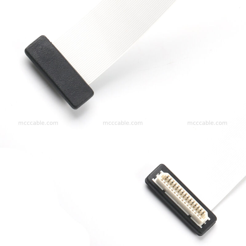 Złącze kablowe FFC/FPC 31-pinowe, rastrowanie 0,5 mm, certyfikat UL 2896, dwustronne