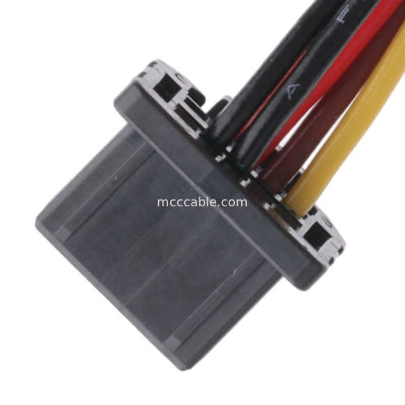 IP67 Waterproof Wire-to-Wire Cable – M8 Male to 1.25mm Pitch Connector – UL1061