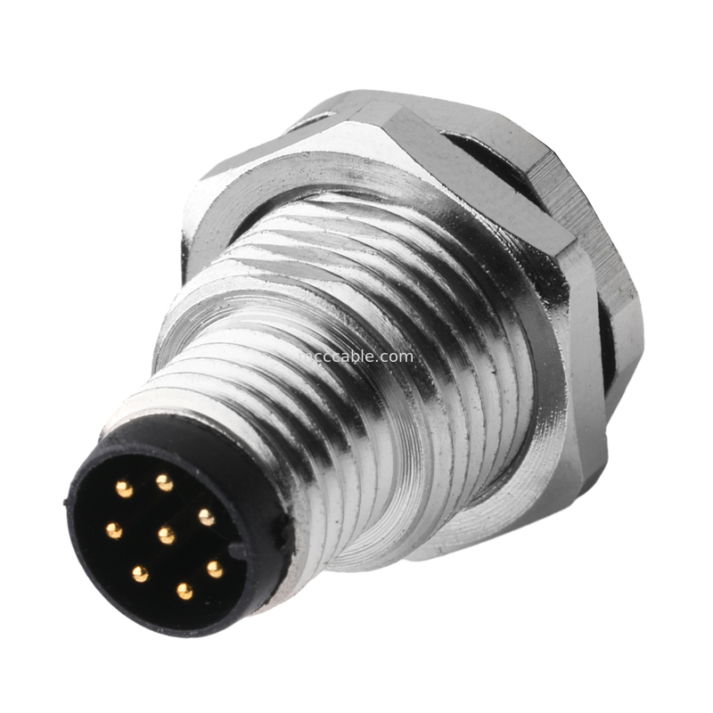 IP67 Waterproof Wire-to-Wire Cable – M8 Male to 1.25mm Pitch Connector – UL1061