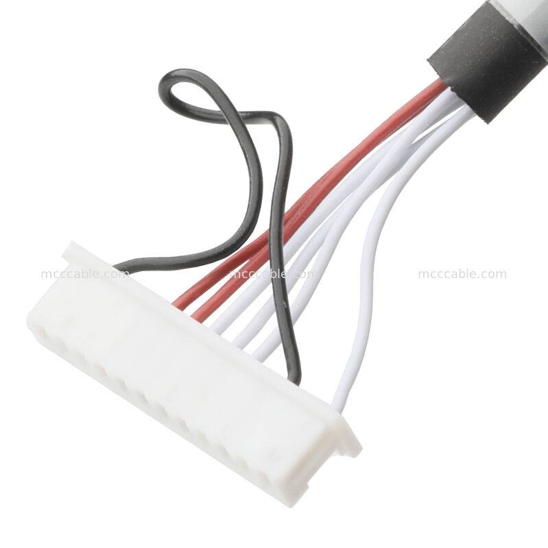 Zestaw kabli LVDS o rastrze 1,0 mm do 1,25 mm - połączenie wyświetlacza LCD UL1571 28AWG