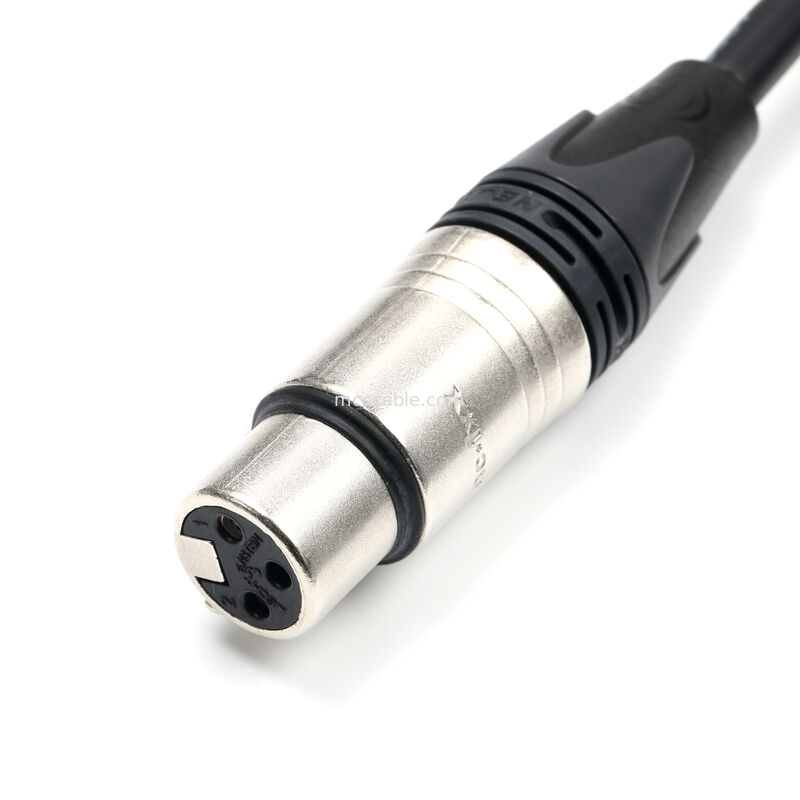 Niestandardowy XLR 3-Pin Kobieta do Molex 51163-0300 Kabel Zgromadzenie Neutrik NC3FXX 20AWG UL2464