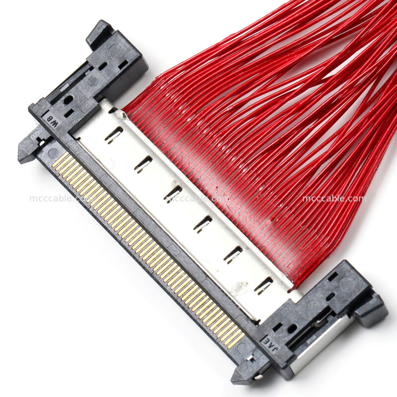 Montaż kabla mikrokoaksjalnego ze złączem FI-RE51CL – niestandardowe połączenie OEM o dużej prędkości