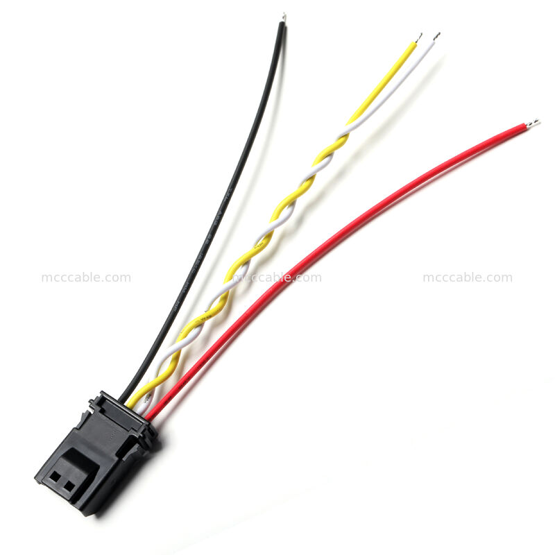 ECON25 Zespół 4-przycisków z przewodem z napędem drutowym, 2,5 mm TXL 22AWG Twisted Pair Cable