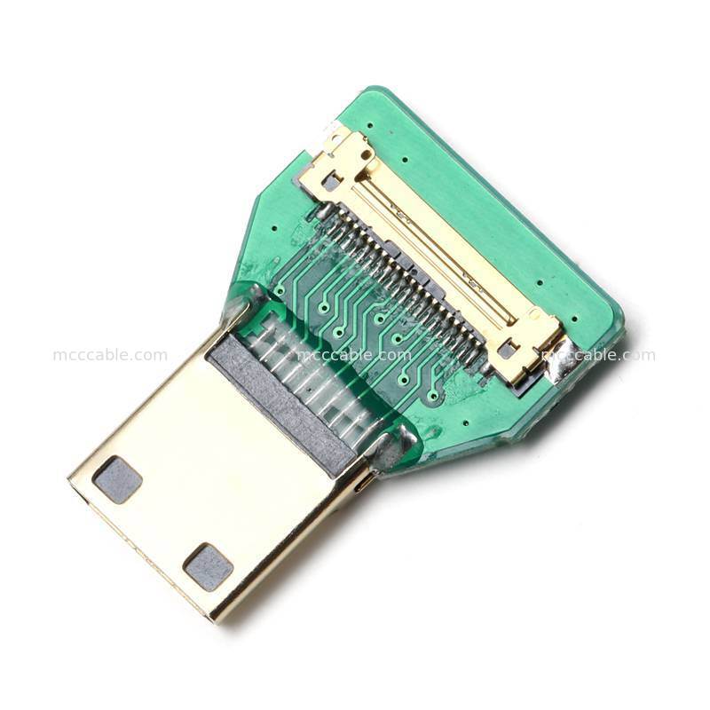 Niestandardowy zestaw kabli Micro HDMI do Mini HDMI Micro Coax dla systemów wyświetlaczy wbudowanych