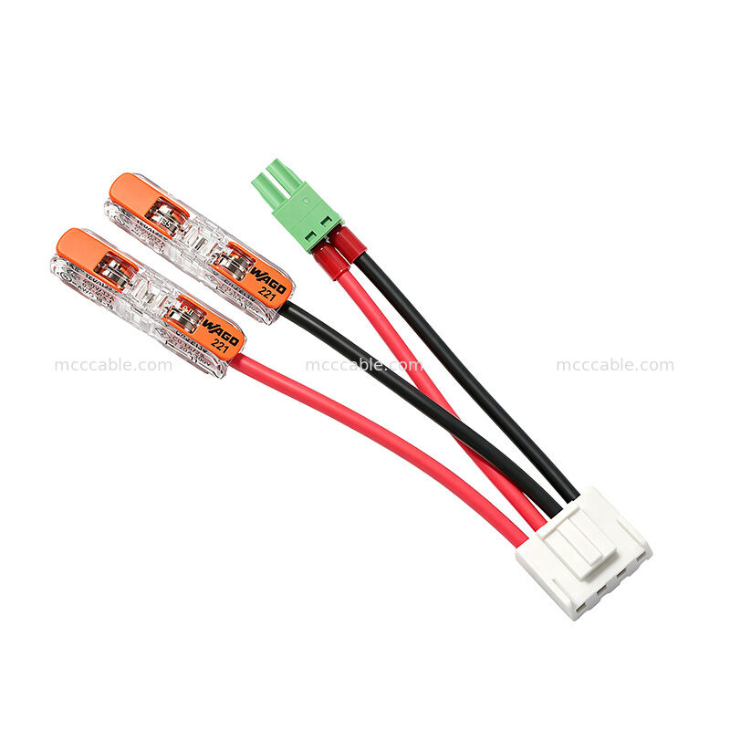 VHR-4N 15EDGK-3.5 221-2411 Wire Harness 18AWG 4 Pin Custom Cable Assembly