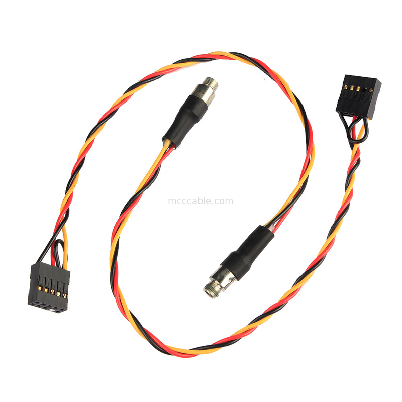 Molex 22 55 2101 Niestandardowa wiązka przewodów Gniazdo audio o skoku 2,54 mm 3,5 mm do montażu panelowego