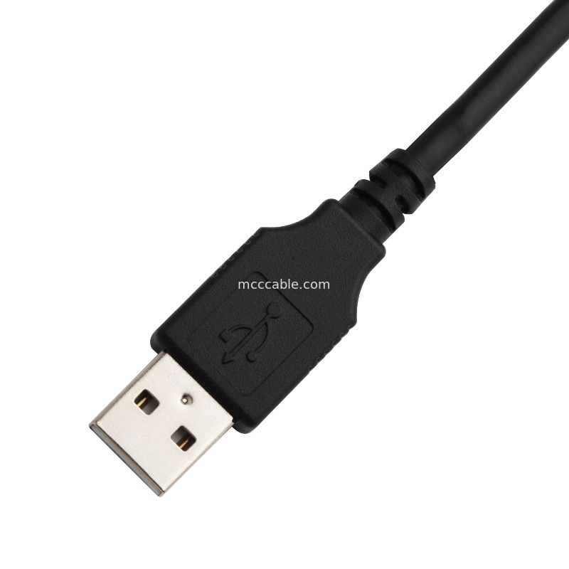 28AWG USB 2.0 TO JST SPH-4 Niestandardowa wiązka przewodów 9-pinowe złącze wyświetlacza lvds