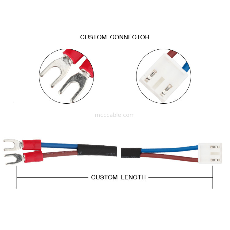 Niestandardowa wiązka przewodów o skoku 3,96 mm JST VHR-3N do SVL1.25-3.5 lvds 2-stykowy kabel łączący