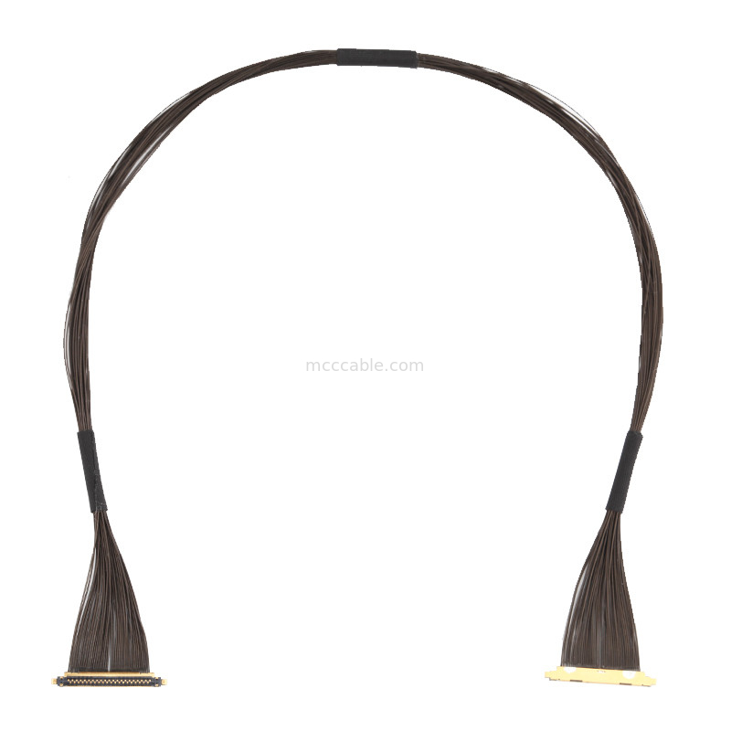 40P UL11130 46AWG Mikrokosacyjny kablówka 20531-040t-02 IDC Forming OEM/ODM