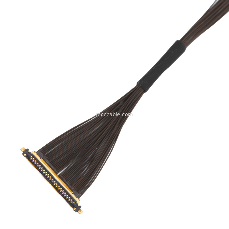 40P UL11130 46AWG Mikrokosacyjny kablówka 20531-040t-02 IDC Forming OEM/ODM