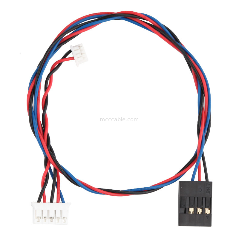 Zespół wiązki przewodów JST PHR-5P Dupont 4p do Molex 51021-04p Długość 100 mm
